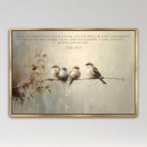 sparrows Christian art